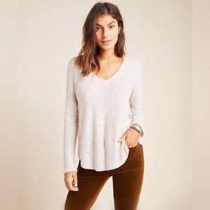 Anthropologie / Eri + Ali Space-Dyed Hacci Tunic Sweater - Size M